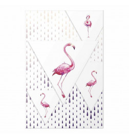 Poster - Flamingo Family