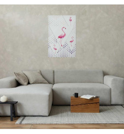 Plakat - Flamingo Family