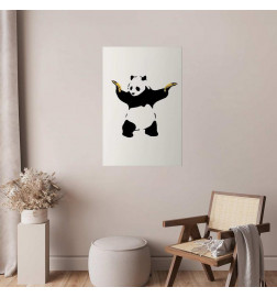 Plakatas - Panda with Guns