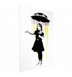 Plakat - Girl with an Umbrella