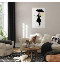 Plakāts - Girl with an Umbrella