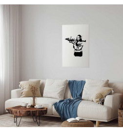 Poster - Banksy Mona Lisa with Rocket Launcher