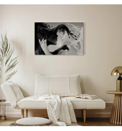 Schilderij - Tender Opposite (1 Part) Wide