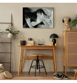 Schilderij - Tender Opposite (1 Part) Wide