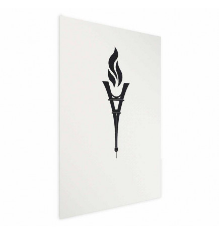 Plakat - Torch Shaped Like the Eiffel Tower