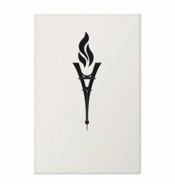 Juliste - Torch Shaped Like the Eiffel Tower