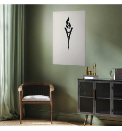 Plakat - Torch Shaped Like the Eiffel Tower