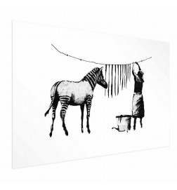Poster - Banksy: Zebra Washing