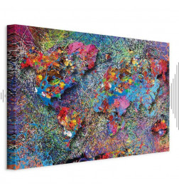 Glezna - Map: Jackson Pollock inspiration