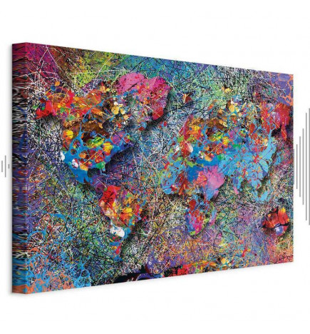 Glezna - Map: Jackson Pollock inspiration