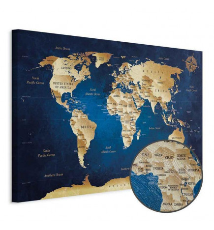 Seinapilt - World Map: The Dark Blue Depths