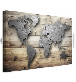 Leinwandbild - Silver World