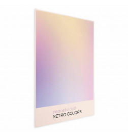 Poster - Peaceful Drift - Delicate Pastel Shades Creating a Harmonious Whole