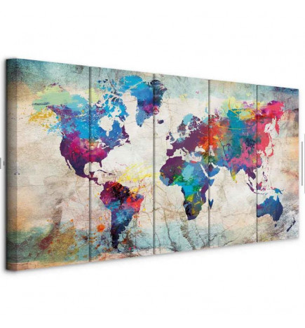 Seinapilt - World Map: Cracked Wall