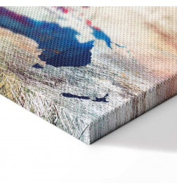 Tableau - World Map: Cracked Wall