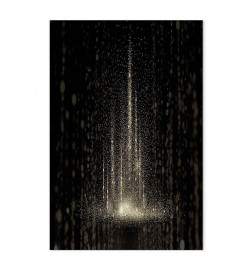 Schilderij - Snowstorm (1 Part) Vertical