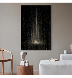 Schilderij - Snowstorm (1 Part) Vertical