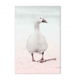 Leinwandbild - Winter Duck (1 Part) Vertical