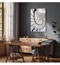 Canvas Print - Endless Stairs (1 Part) Vertical