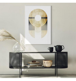 Leinwandbild - Gold Trophy (1 Part) Vertical