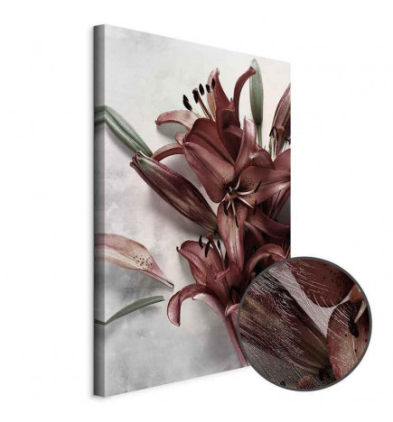 Cuadro - Floral Form (1 Part) Vertical