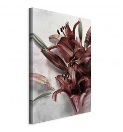 Canvas Print - Floral Form (1 Part) Vertical