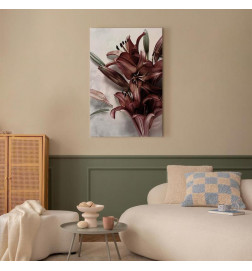 Quadro - Floral Form (1 Part) Vertical