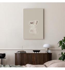 Schilderij - Ceramic Shell (1 Part) Vertical