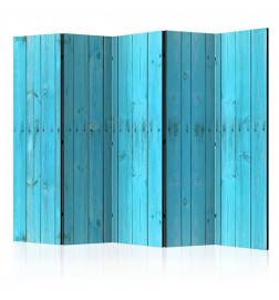 172,00 € Room Divider - The Blue Boards II [Room Dividers]