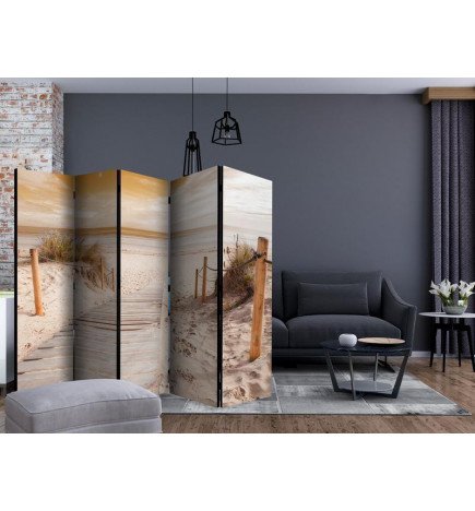 Room Divider - On the beach - sepia II
