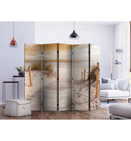Room Divider - On the beach - sepia II