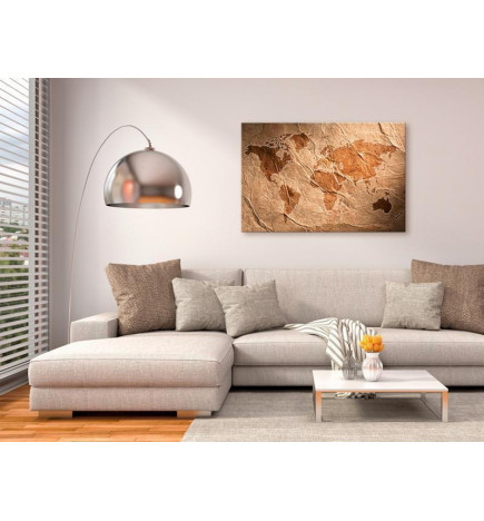 Decorative Pinboard - Paper Map