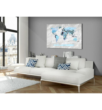 Decorative Pinboard - Blue Pilgrimages