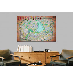 Tableau en liège - Hamburg