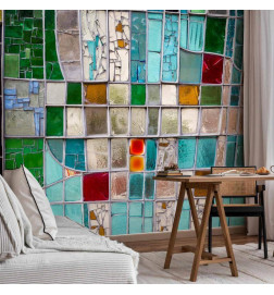 Foto tapete - Sapphire Stained Glass