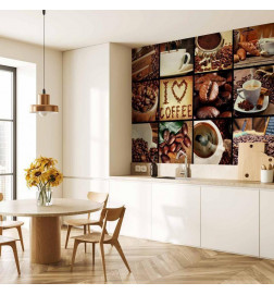 Foto tapete - Coffee - Collage