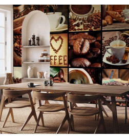Fotobehang - Coffee - Collage