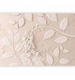 Foto tapete - Paper Flowers (Beige)