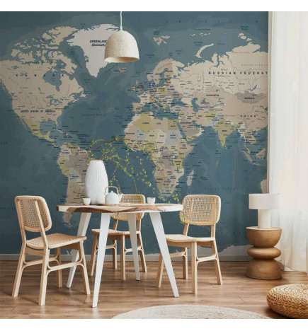 Carta da parati - Vintage World Map