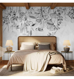 Carta da parati - Foggy Nature - Grey