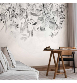 Mural de parede - Foggy Nature - Grey