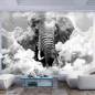 Fotomurale con un elefante tra le nuvole - Arredalacasa