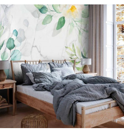 Mural de parede - Flowery Marble