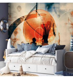 Wall Mural - I love basketball!