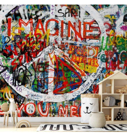 Fototapet - Hippie Graffiti