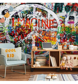 Fototapeet - Hippie Graffiti