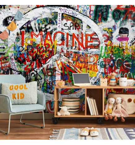 Carta da parati - Hippie Graffiti