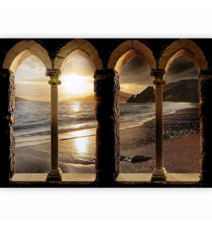 Carta da parati - Castle on the beach