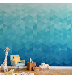 Fotobehang - Azure pixel Fotobehang - Azure pixel