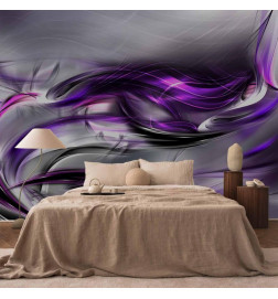 Mural de parede - Purple Swirls